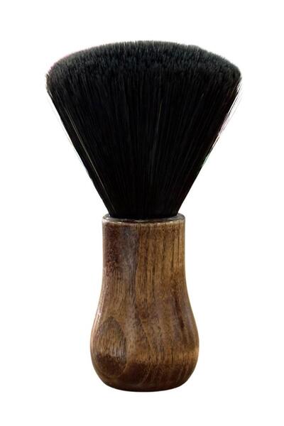 ELSA فرشاة ظهر كبيرة الحجم عالية الجودة بمقبض خشبي داكن اللون مقاس 16 سم