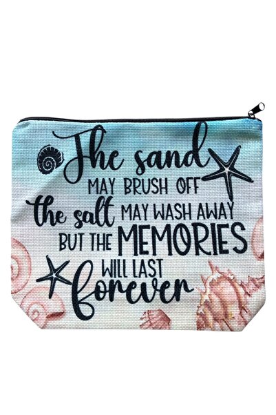 DİGİSU Zippered Makeup Bag-Written