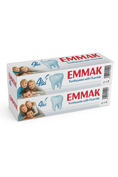 Emmak 4plus Beyazlatıcı diş macunu 100 ml 2’li