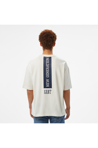 Gant Hoss X New Generation Unisex Beyaz T-Shirt
