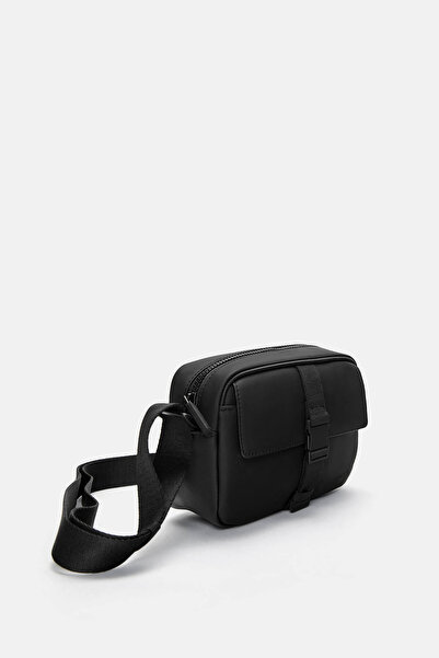 Pull & Bear Rubberised crossbody bag