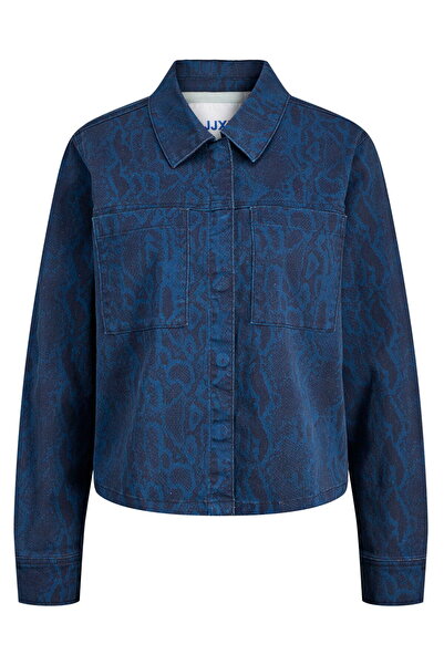 Jack & Jones Women's Pocket Detailed Patterned Shirt Jacket - Sarah