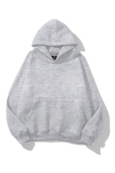 prtnc protonic Unisex Gri Basic Sweatshirt Hoodie