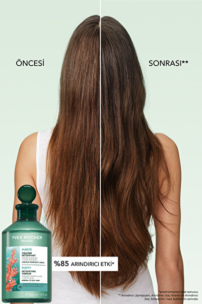 Yves Rocher Arındırıcı Asetik Asit Saç Sirkesi ve Toniği - Yağlı Saçlar / Purete -Vegan -150ml