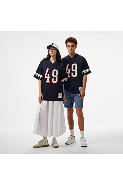 Gant Hoss X 49 Contrast Graphic Unisex Lacivert T-Shirt