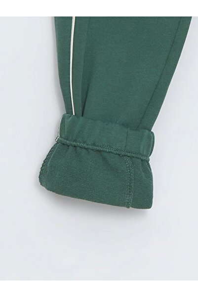 LC Waikiki LCW Kids Yeşil Beli Lastikli Erkek Çocuk Jogger Eşofman Altı