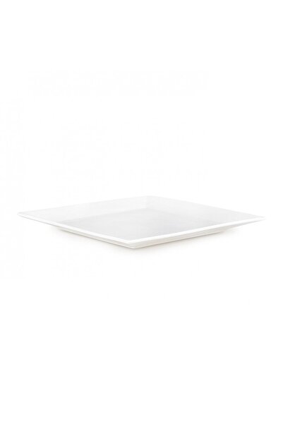 Karaca Carmen, Porcelain Square Plate, 22cm, White