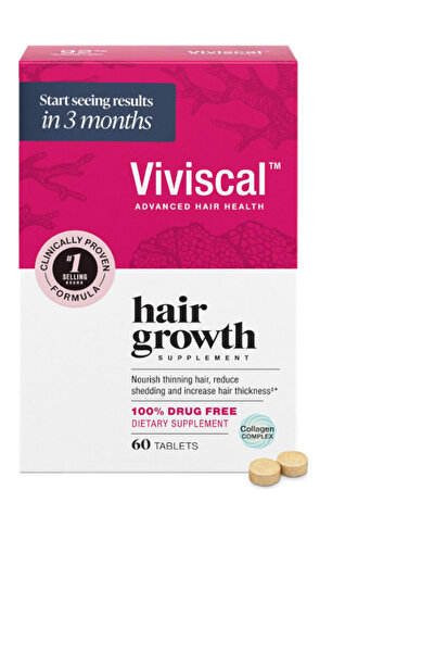 viviscal مكمل غذائي لنمو الشعر من أدفانسد هير هيلث، 60 قرصًا