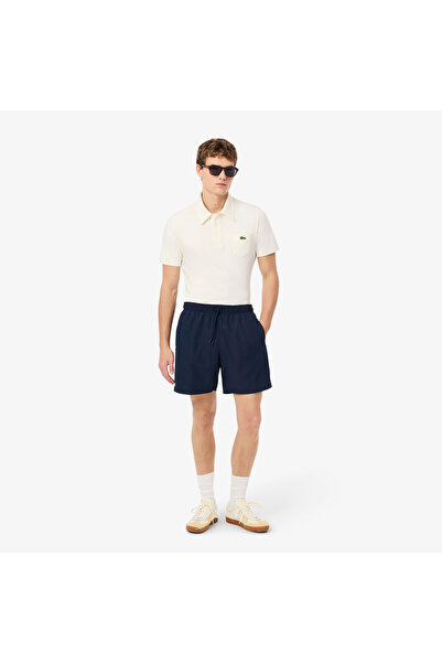 Lacoste Mid Length Monocrome Erkek Lacivert Mayo