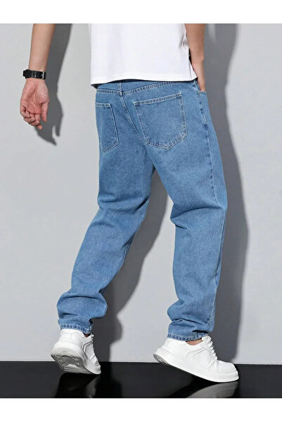 Wkm Denim Pantaloni casual de denim pentru bărbați
