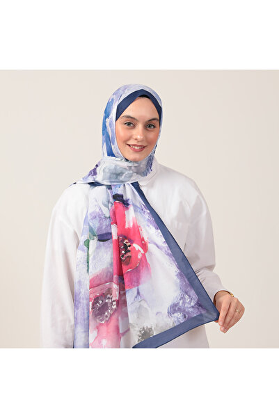 ipekistanbul Fular din mătase - Model Hatmi - Morcivert