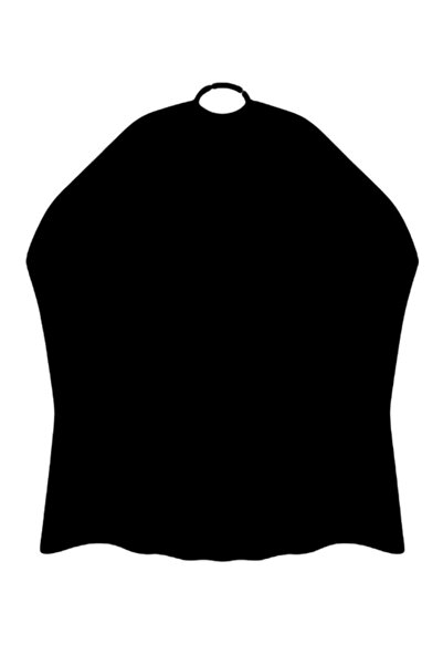 penuar مريلة حلاقة فاخرة بطباعة رقمية مقاس 120x160 سم الموديل: أسود