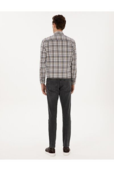 Pierre Cardin Antrasit Slim Fit Jean Pantolon 50315274-VR006