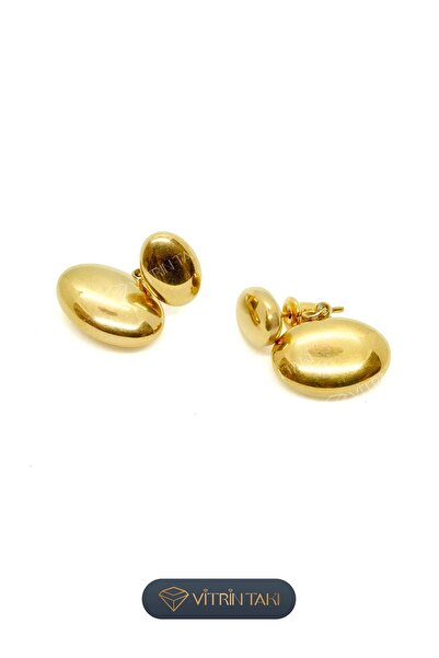 Çelik Altın Renk Küpe