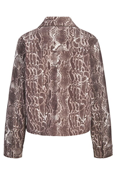 Jack & Jones Women's Pocket Detailed Patterned Shirt Jacket - Sarah