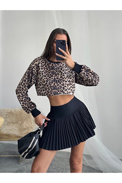 mydukkan.co Χωρίς ραφές Crop Sweat