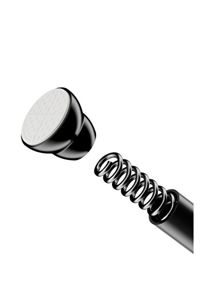 Flippy Τηλεσκοπική μπάρα, Flippy, από ανοξείδωτο ατσάλι, γενικής χρήσης, ανασυρόμενη 107 - 195 cm, λευκή