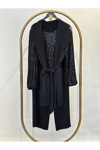 FUAT GÜRSEN FUAT GÜRŞEN PAYETLİ PANTOLONLU ŞIK TAKIM