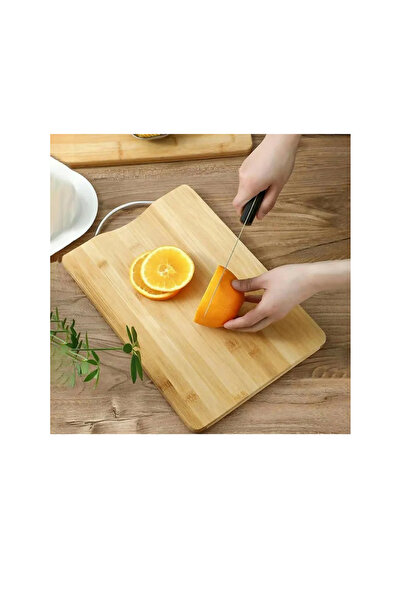 Bisbell Bamboo Colour Cutting Board with Handles, Food Safe, BPA Free,22X32-1...