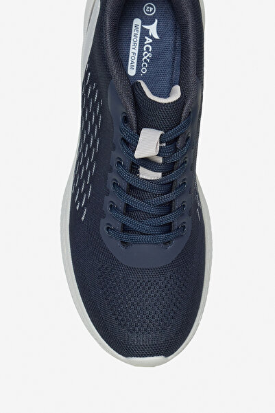 AC&Co / Altınyıldız Classics Men's Navy Blue Lightweight and Comfortable Casual Sole Sports Sneaker Shoes