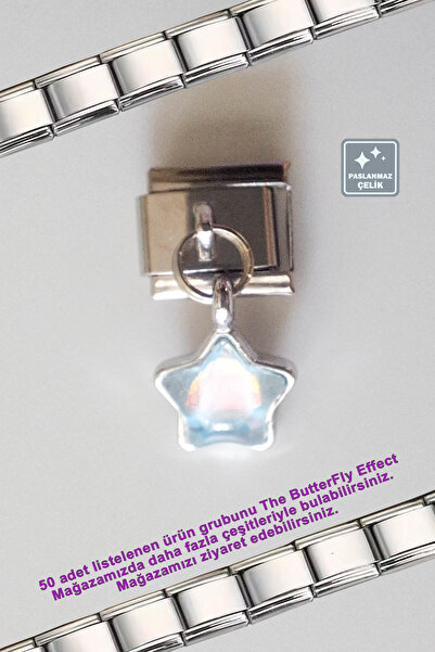 Miss TBee Italian Steel Bracelet - Single Charm