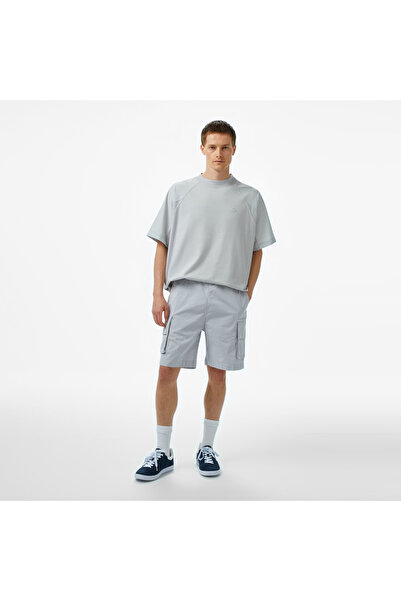 Lacoste House of SuperStep x Erkek Gri Şort