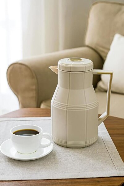 BİNDAWOOD 1L VACUUM FLASK BEIGE