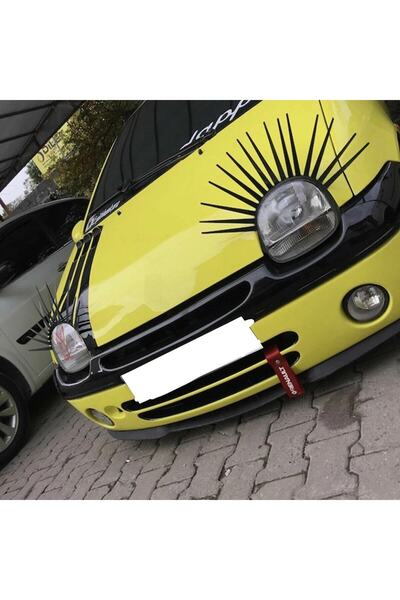 HasAkman Renault Twingo Ön Lip Mat Siyah Ön Tampon Lip