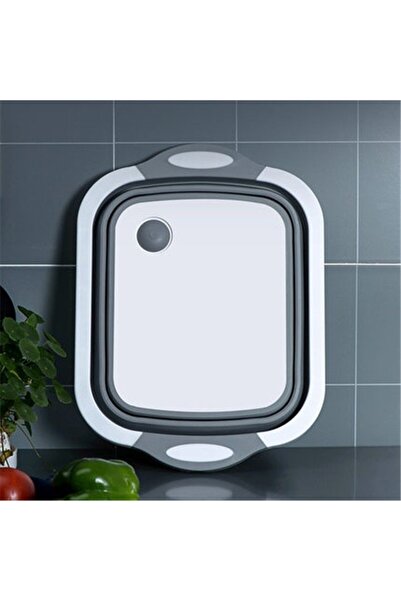 Flippy Πολυλειτουργικός κόφτης, Flippy, καλάθι πλυσίματος και αποστράγγισης τροφίμων, 480 g, πτυσσόμενο, γκρι