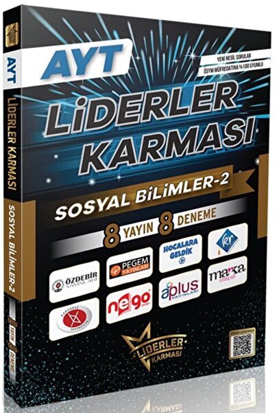 Aktif Öğrenme Yayınları Liderler Karması AYT Sosyal Bilimler - 2 Branş Deneme...