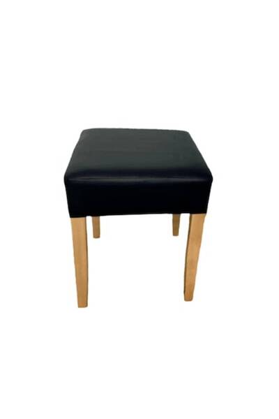 OEM Scaun din lemn cu șezut tapițat, 48 cm