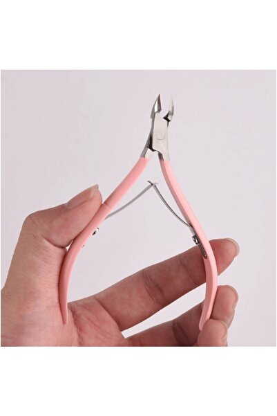 Flippy Nail and Cuticle Clipper, Flippy, Stainless Steel, Tip Protection, 17 x 7 x 2 cm, Pink