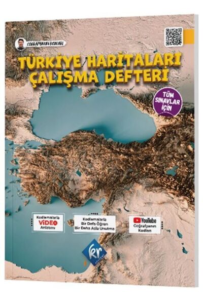 Aktif Öğrenme Yayınları KR Akademi Coğrafyanın Kodları Türkiye Haritaları Çal...