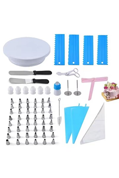 Flippy Σετ 70 Εργαλείων Διακόσμησης Κέικ, Flippy, Πλαστικό και Ανοξείδωτο Ατσάλι, Πολύχρωμο