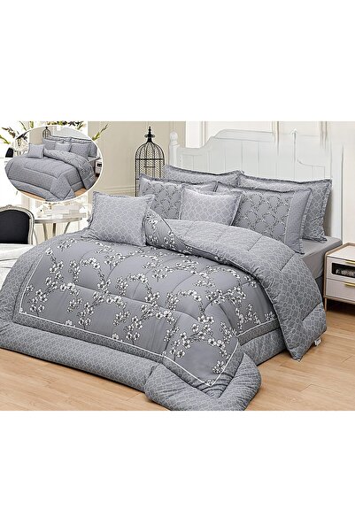 SNOOZYL مفرش سرير نفرين فندقي مشجر بتصميم حصري لتعيش رفاهية الفنادق مقاس 230*250 سم