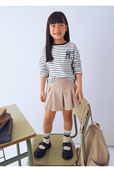MAYORAL Beige Girl's Shorts Skirt 4910