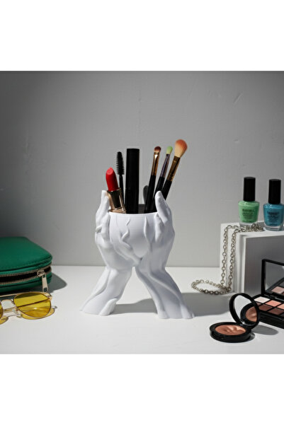 shop وعاء زهور ومنظم مزخرف بتصميم يدوي مقاس 15x15 سم - للاستخدامات المتعددة