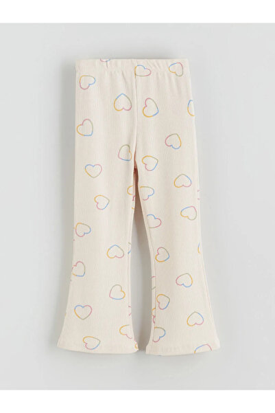 LC Waikiki Екру еластична талия с принт на сърца за момичета - За себе си -