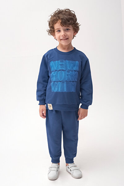 Bolly Baby Newyork City Printed Crew Neck Long Sleeve Seasonal Bottom Top Set...