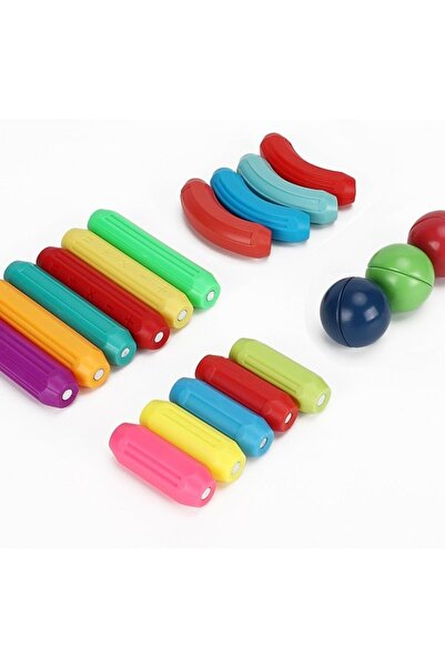 Flippy Set of 25 Magnetic Pieces, Flippy, Puzzle, Shapes, 3 Years, ABS, Magnet, 16x6x14 cm, Multicolor