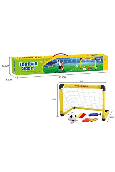 Flippy Football Goal Set for Kids, Flippy, 45x60 cm, Ball, Cards, Pump, Whistle, Interactive, Fun, Yellow