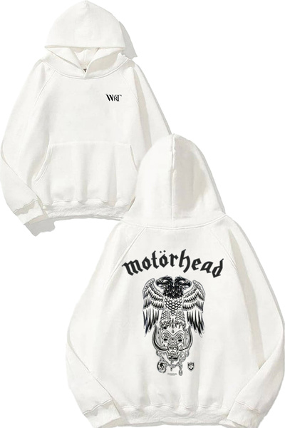 THEWERT Motörhead 6 Design Leđa Štampano Bela Sa kapuljačom Dukserica