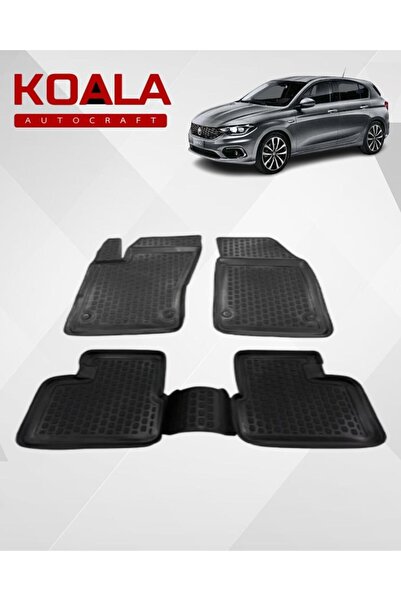 KoalaOtoTekstil Fiat Egea Hatchback (2015-Sonrası) Ile Uyumlu-Araca Özel Paspas