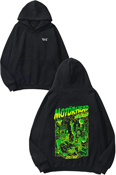 THEWERT Φούτερ με στάμπα Motörhead 7 Design με μαύρη κουκούλα
