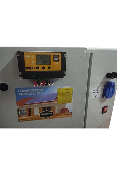 Teknovasyon Arge Taşınabilir Güneş Enerji Paketi 150w Güneş Paneli 80ah akü 6...