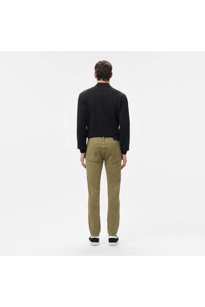 Lacoste Erkek Slim Fit Haki Jean Pantolon