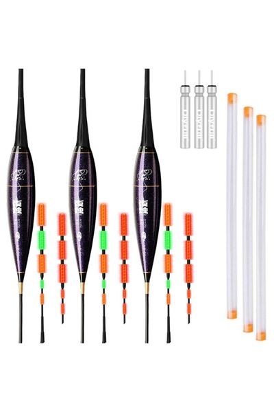 Hipolar Set 3 Pluta de Pescuit Noapte 1g - 10g, Inteligenta LED si Senzor la ...