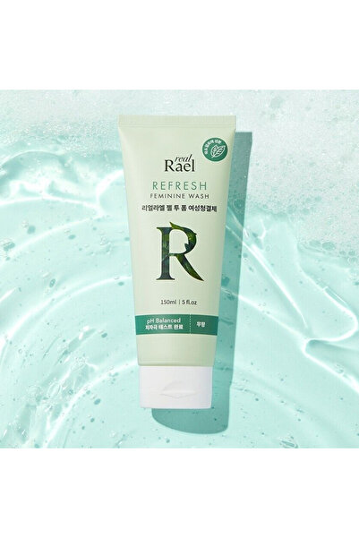 Rael_SA غسول جل رغوي أنثوي كوري من رايل، 150 مل، للعناية اليومية بالمنطقة الح...