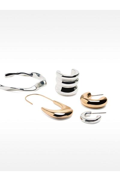 PARFOIS İki Renkli Küpe Seti