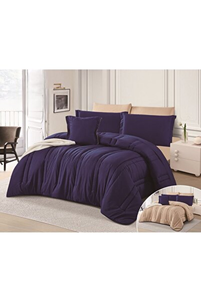 Red Rose Solid double bed sheet quilt set for a luxurious hotel experience, 240*260 cm